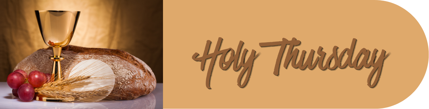 Holy Thursday banner
