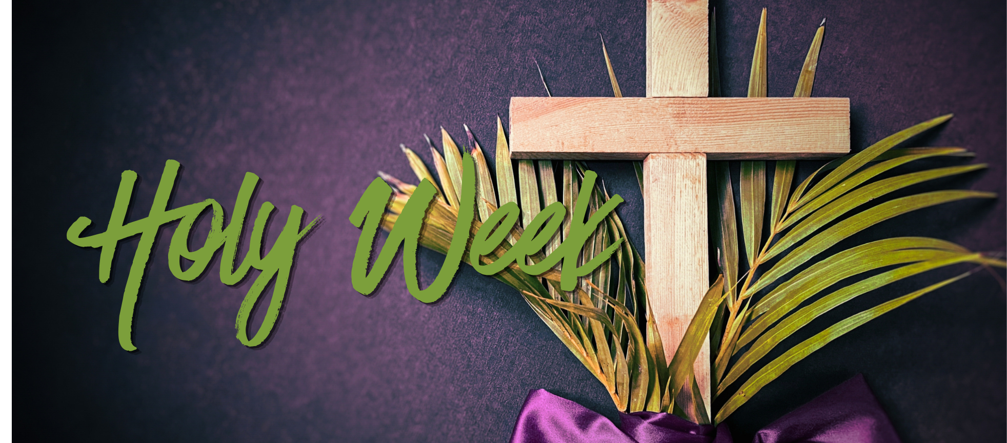 Holy Week banner