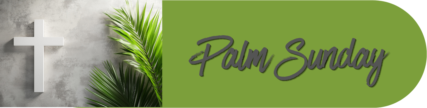 Palm Sunday banner