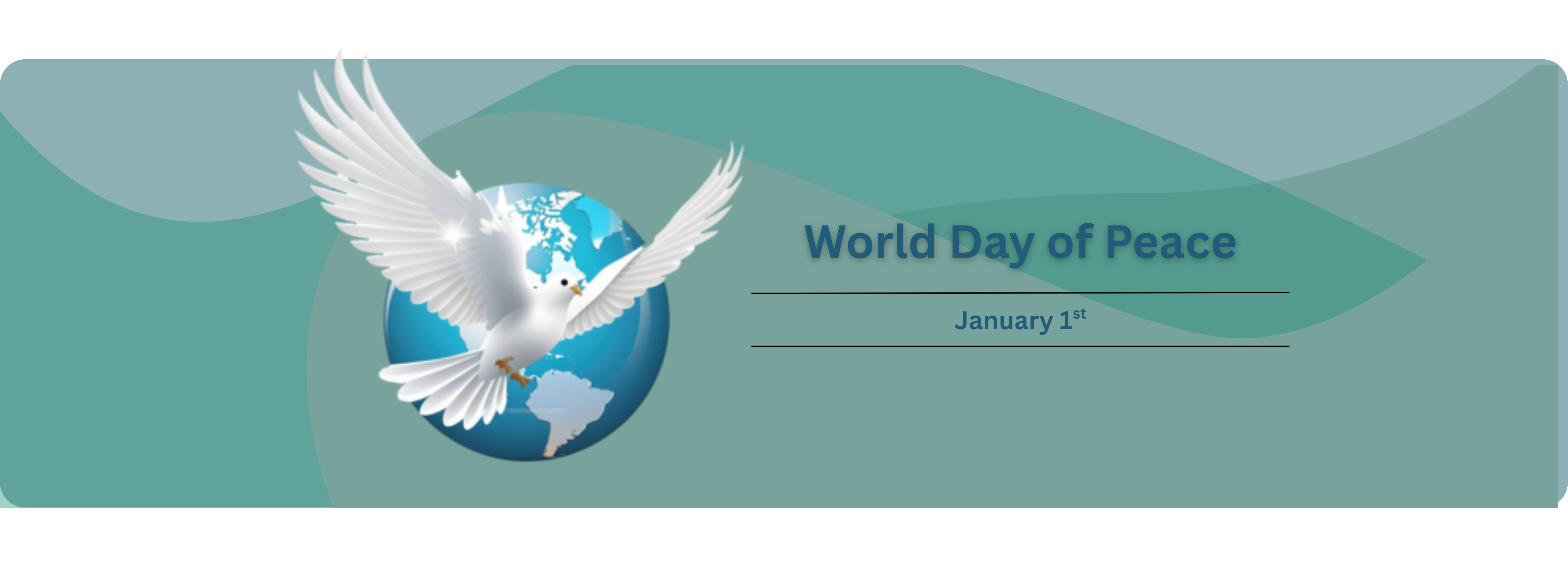 World Peace Day banner